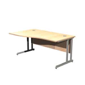 Cantilever Leg Desk Workstations - LH Wave