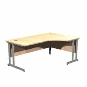 Cantilever Leg Desk Workstations - RH Crescent