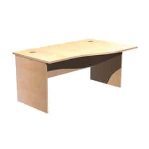 Panel Leg Desk Workstations - Right Hand Wave