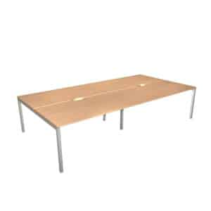 Nova Bench Desking System - 4 Desk Square