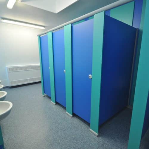 Bespoke school toilets