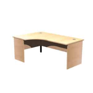 Panel Leg Desk Workstations - Left Hand Crescent