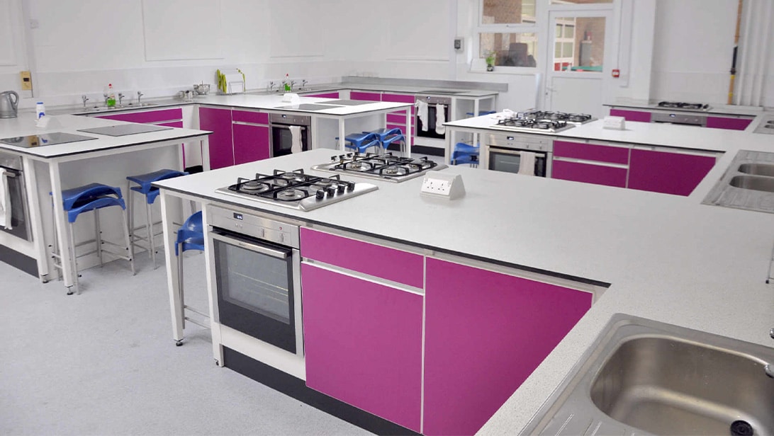 Bespoke food tech rooms for schools