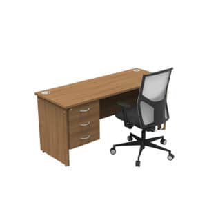 Colorado Compact Teachers Desk - 3 Drawers
