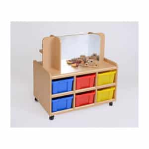 Display Unit - Mirror/Top Shelves