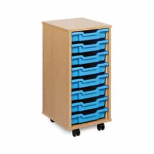 8/16 Tray Storage Unit - Without Doors