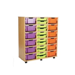 Combination Storage Unit - 36 Shallow / 18 Deep Tray Unit
