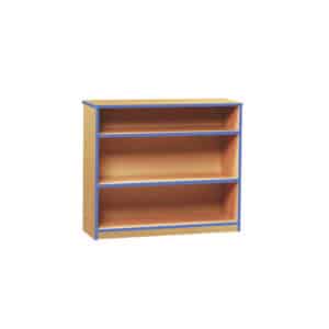 Coloured Edge Bookcase - Low
