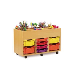 Art Room Storage - 6 Bay Kinderbox Unit