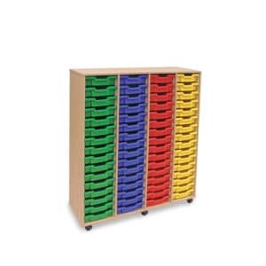 Four Column Tray Units - Open Fronted