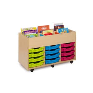 The Candy Colours Range - 6 Bay Kinderbox Trays Unit