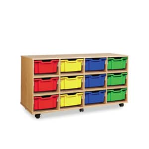 Combination Storage Unit - 24 Shallow / 12 Deep Tray Unit