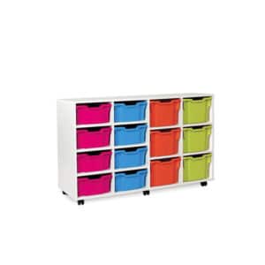 White Range - 8 Deep / 6 Extra Deep Tray Unit