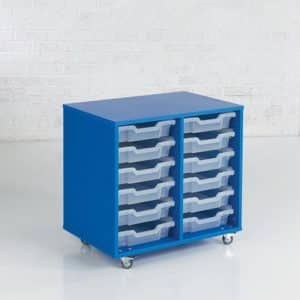 Colorstor Premium Tray Storage - 12 Tray Double Unit