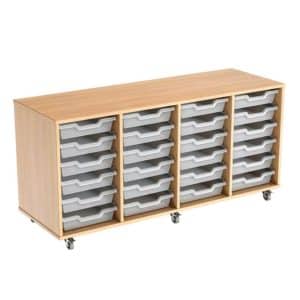 Colorstor Premium Tray Storage - 24 Tray, 4 Column Unit