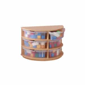 Quadrant Tub Storage - Semi-Circle Unit