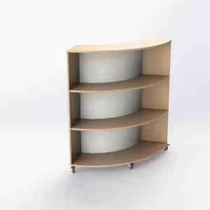 Grasmere Curved Bookcase