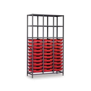 TecniStor Metal Storage - 30 shallow trays