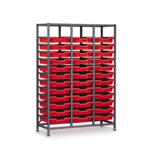 TecniStor Metal Storage - 36 shallow tray