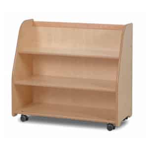 Creative! Mobile Shelf Trolley with Display & Mirror Back