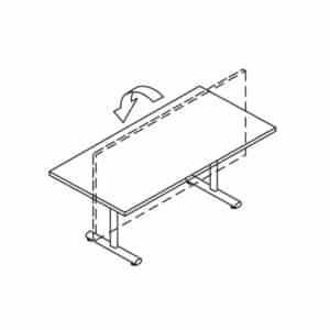 Alpine Tilt Top Tables - 800mm Deep