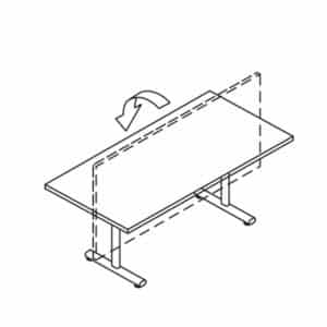 Alpine Tilt Top Tables - 700mm Deep