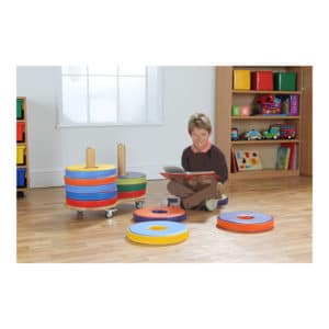 Plain Colourer Donut Cushion Trolleys