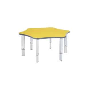 Primary Height Adjustable Tables - Clover shape