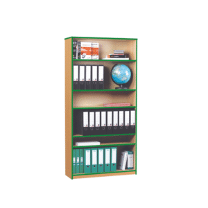 Coloured Edge Bookcase - High