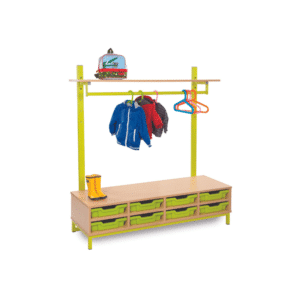 Candy Colours Cloakroom Range - Tray Compartments