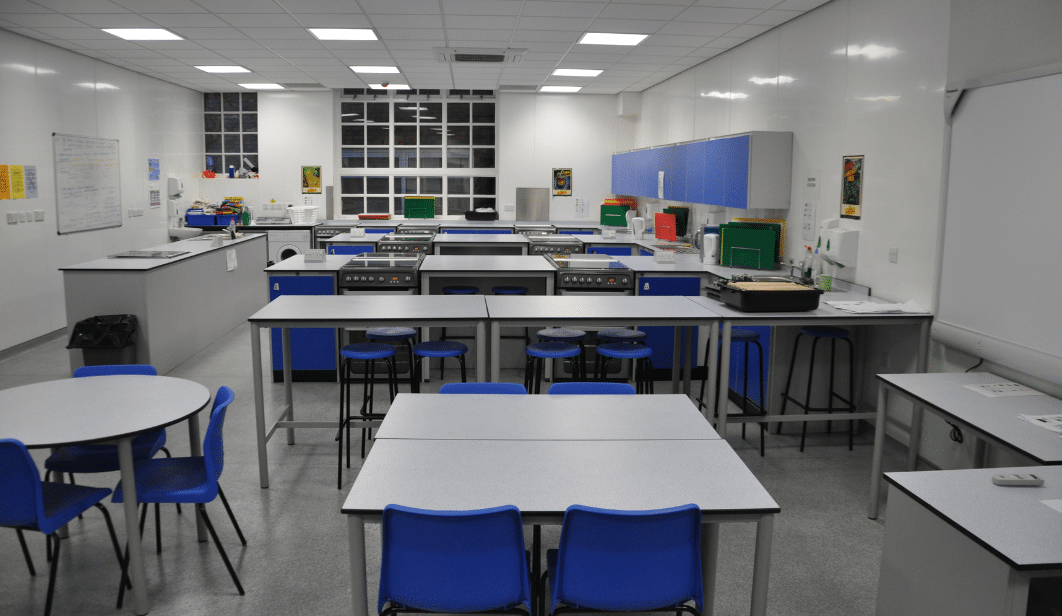 Bespoke kitchen design for school classrooms